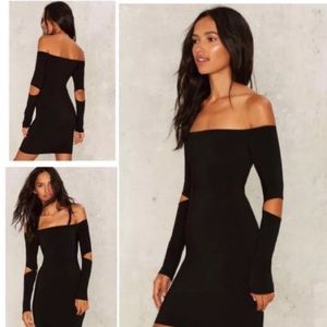 LA LUX Off the Shoulder Dress