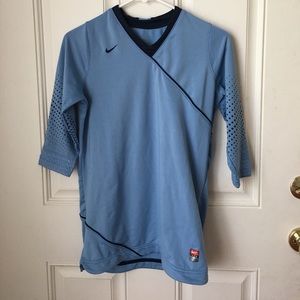 Nike dri fit athletic top women large L