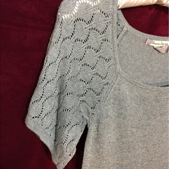 American rag gray long sweater dress - Picture 3 of 7