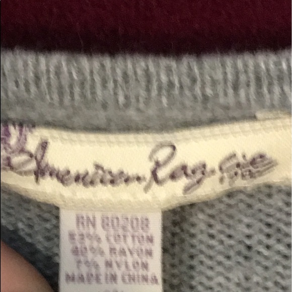 American rag gray long sweater dress - Picture 4 of 7