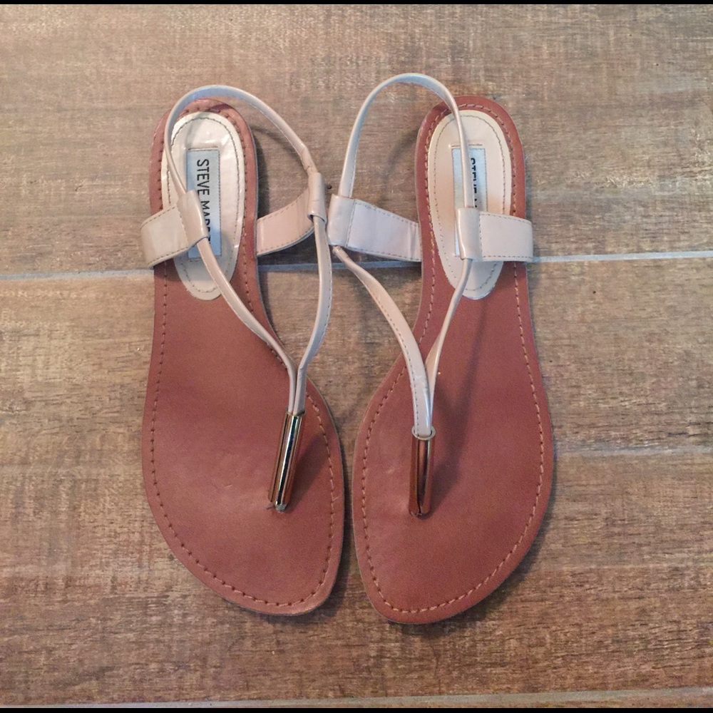 Steve Madden nude sandals
