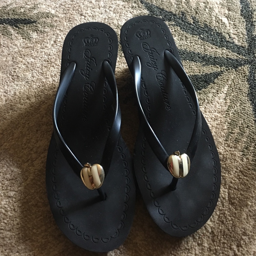 Cute Juicy Couture flip flops.