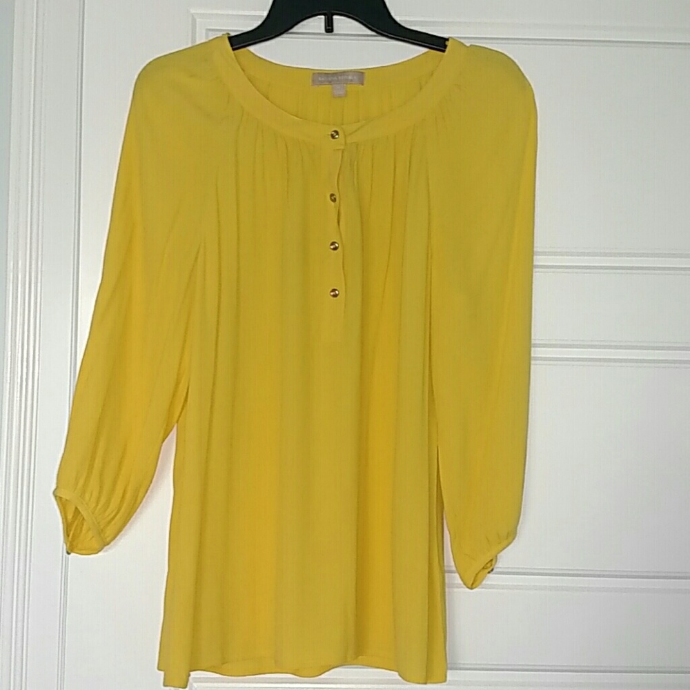 Bananas Republic yellow tunic