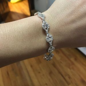 Charter Club Crystal Link Bracelet
