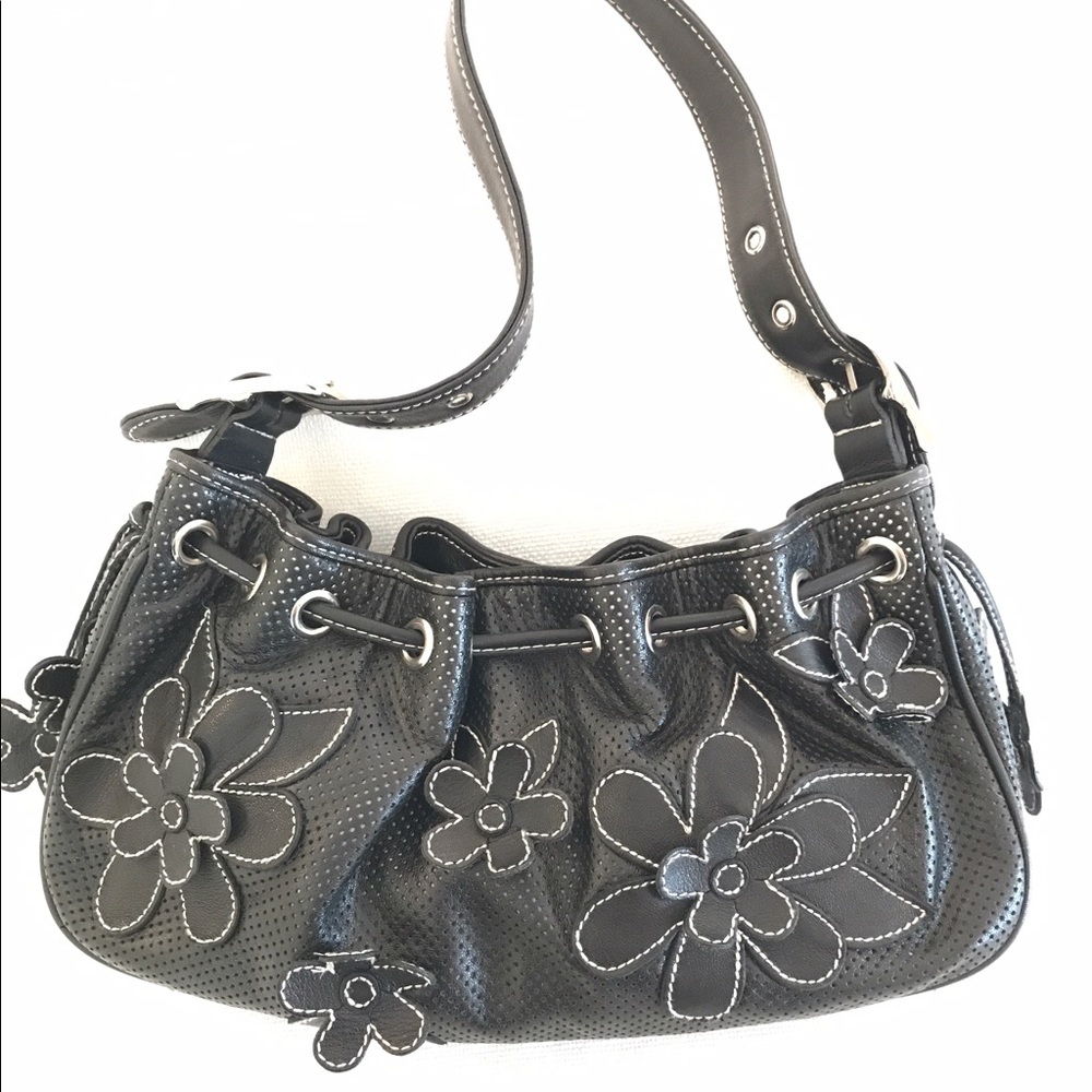 Small Isabella Fiore handbag with floral detail.