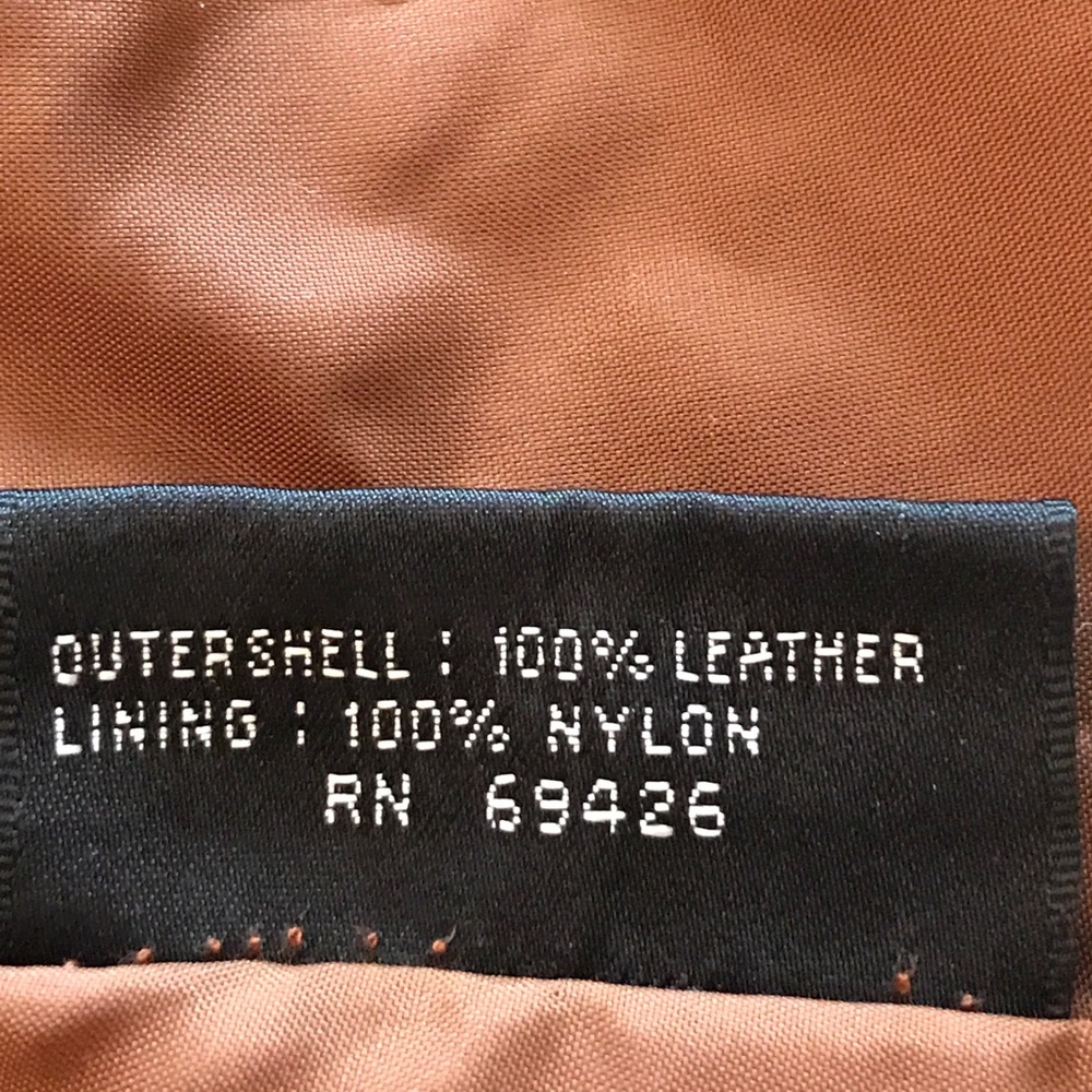 🇺🇸Vintage leather brown Wilson leather jacket - Picture 6 of 8