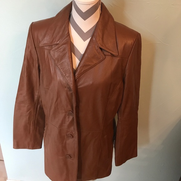 🇺🇸Vintage leather brown Wilson leather jacket - Picture 3 of 8