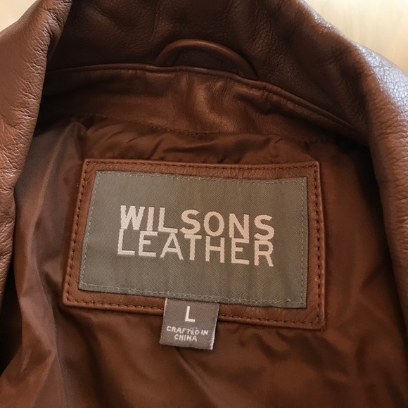 🇺🇸Vintage leather brown Wilson leather jacket - Picture 5 of 8