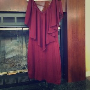 Wine Colored Dress