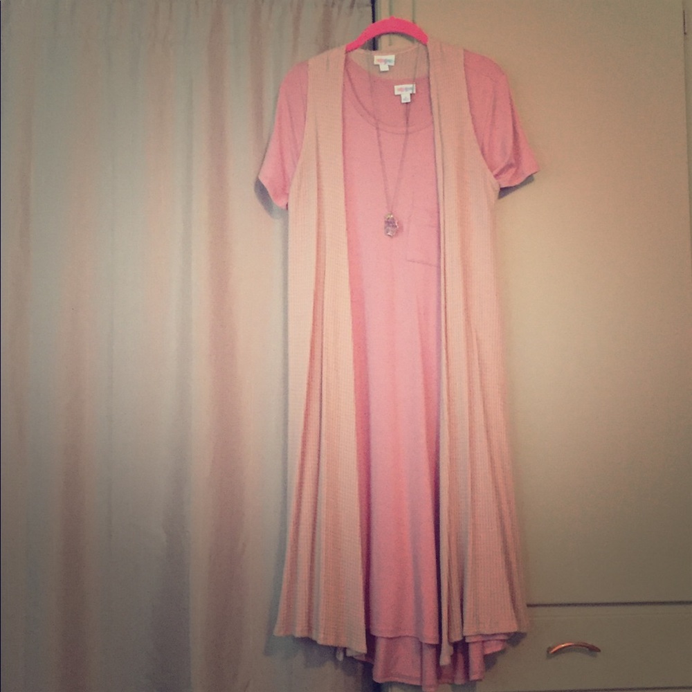 LULAROE Dress and duster