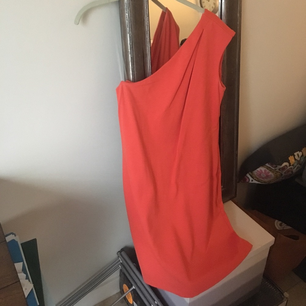 B44 Dressed off the shoulder dress.