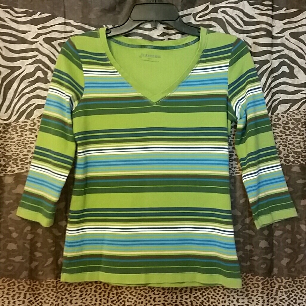 St. Johns Bay 3/4 length sleeve tee