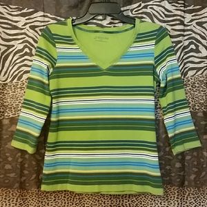 St. Johns Bay 3/4 length sleeve tee