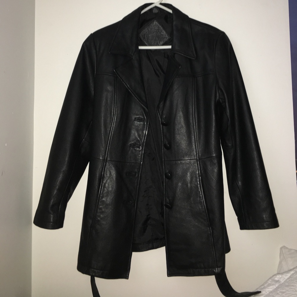 Leather jacket