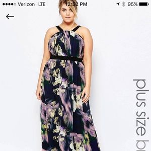 ASOS Little Mistress Maxi Dress