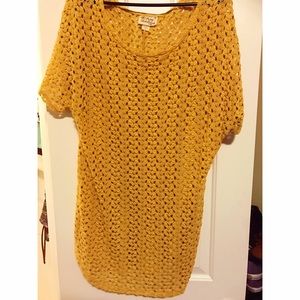 Crochet tunic top