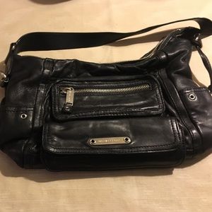 Michael Kors black leather bag