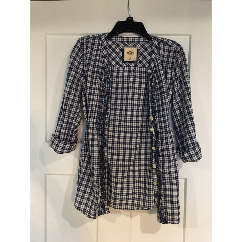 Hollister plaid shirt