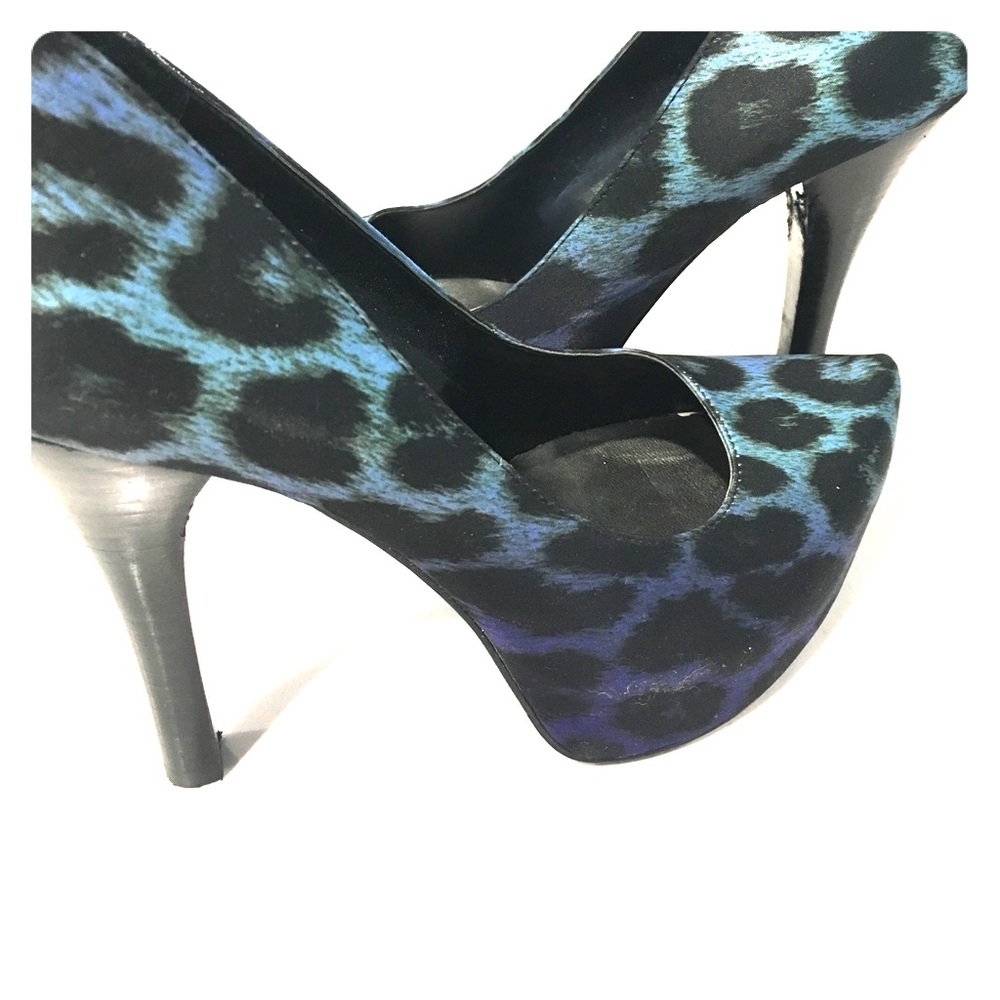 Leopard Platform Heels