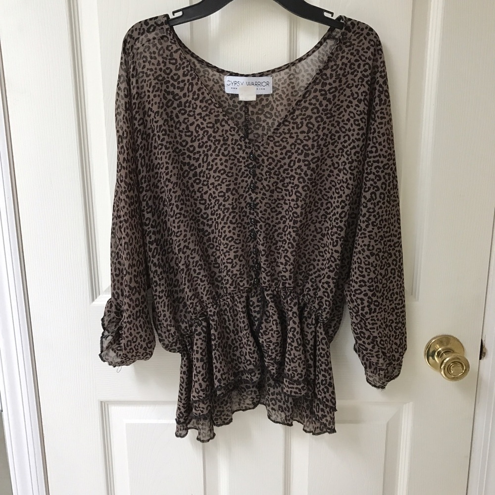 Cheetah print shirt