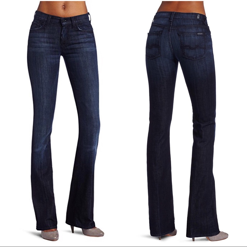 7 For All Mankind high waist boot cut jeans