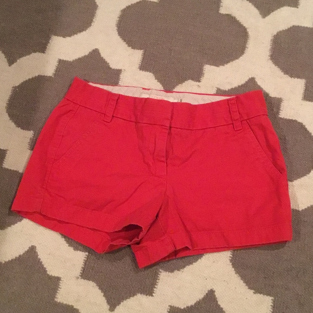 J. Crew red short