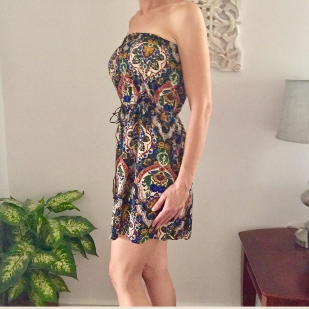 Boho print tube dress🇺🇸 - Picture 5 of 6