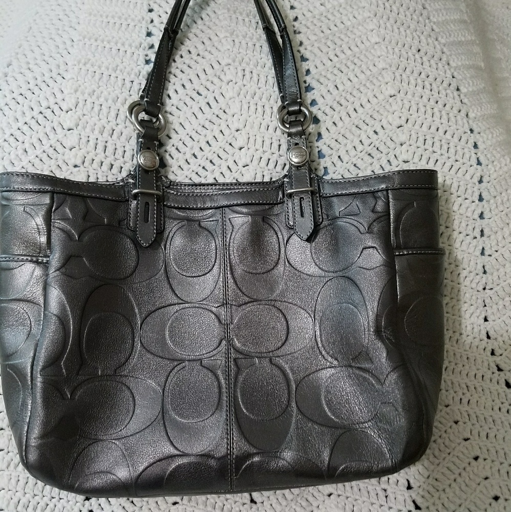 Charcoal Coach satchel