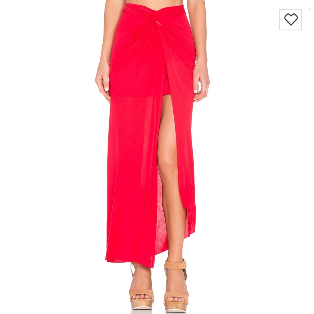Young fabulous and broke kulani maxi skirt XS nwt