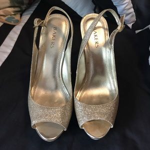 Gold Sparkly Heels