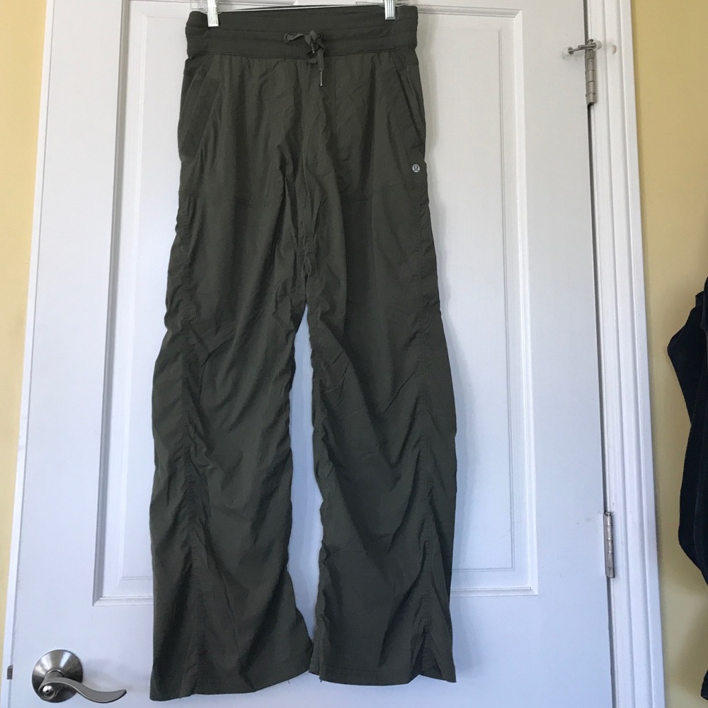 lululemon athletica studio pant - army green