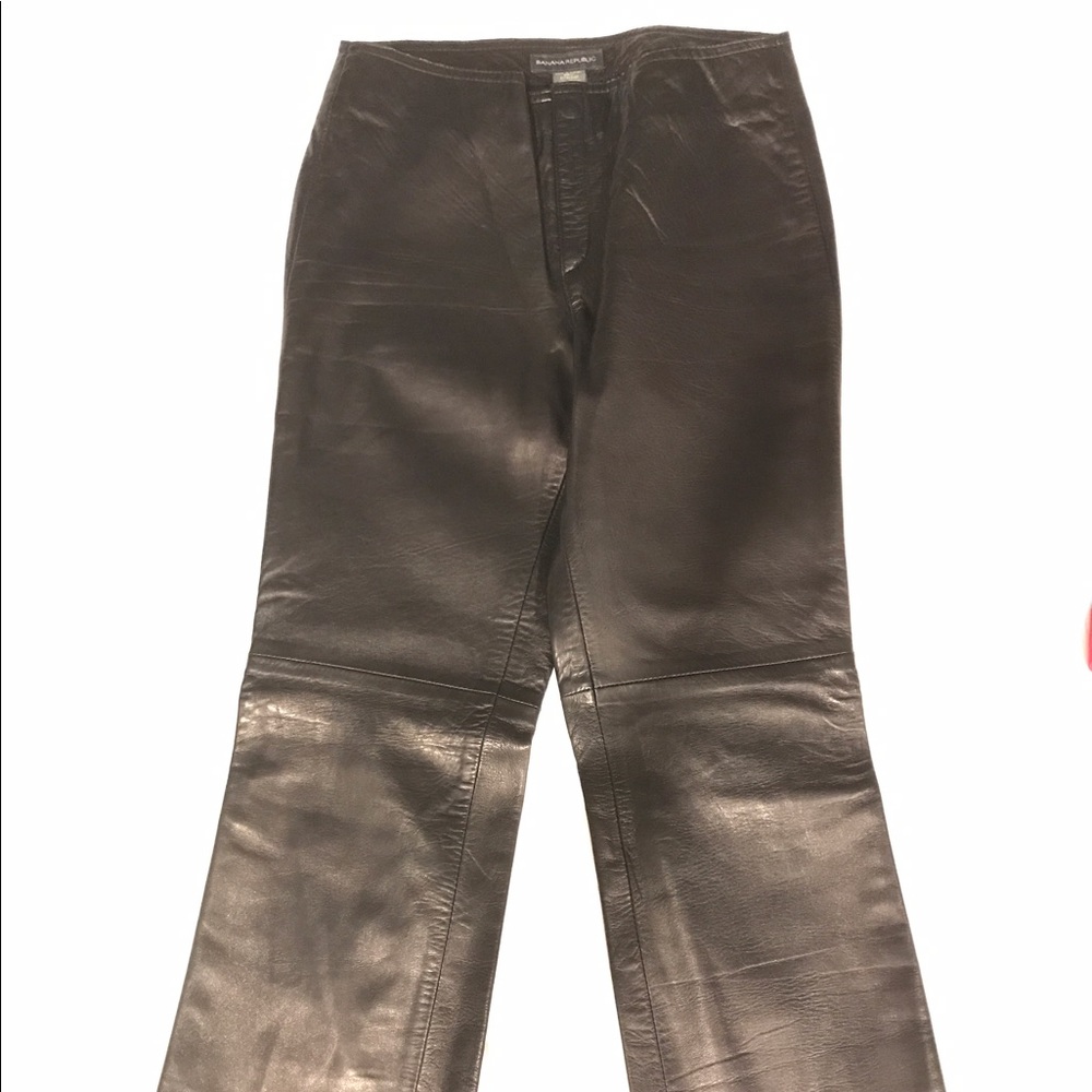 Like-New Banana Republic Leather Pants