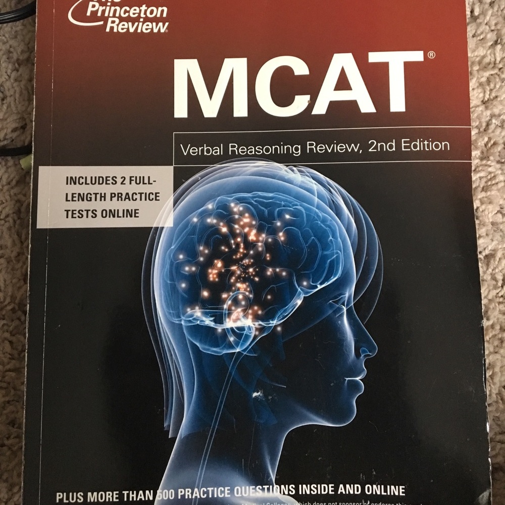 Mcat verbal reasoning review book