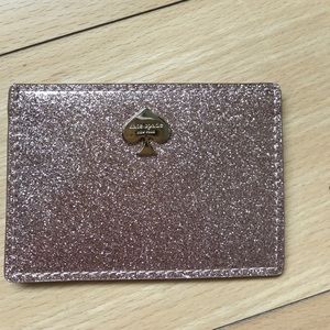 Rose Gold glitter Kate Spade wallet