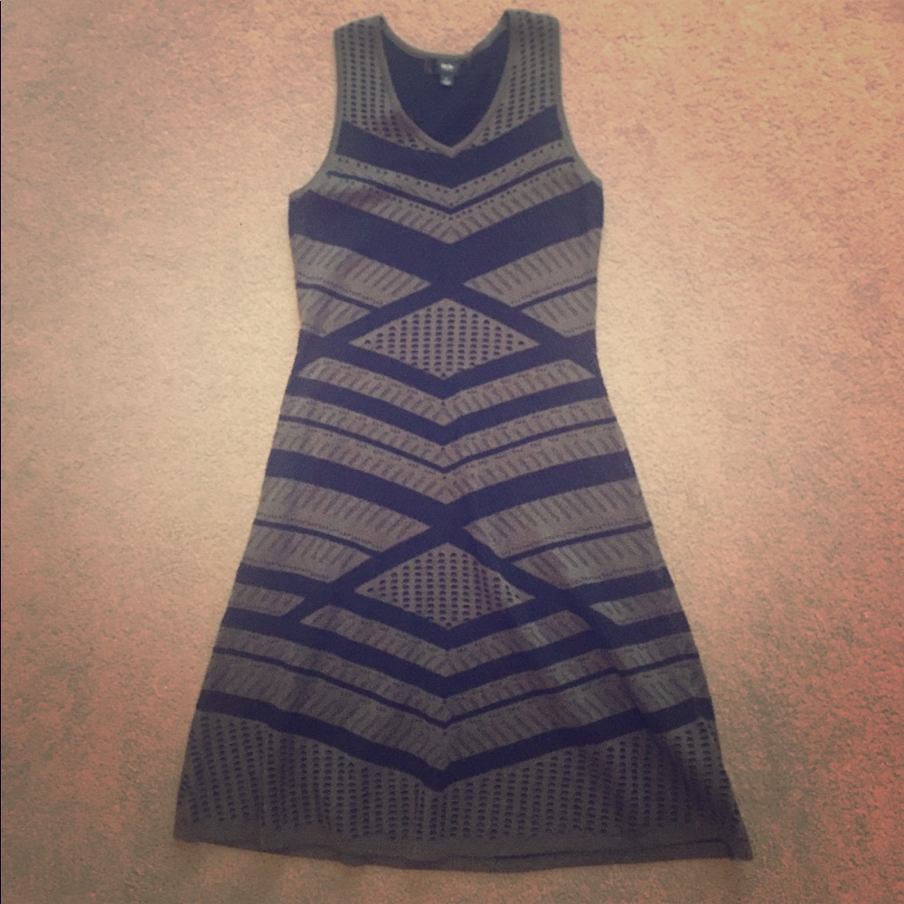 Olive and black sexy dress