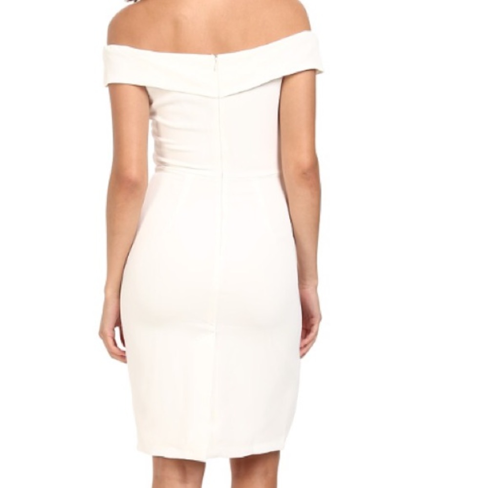 Eva Franco ivory white off shoulder bride dress - Picture 3 of 7