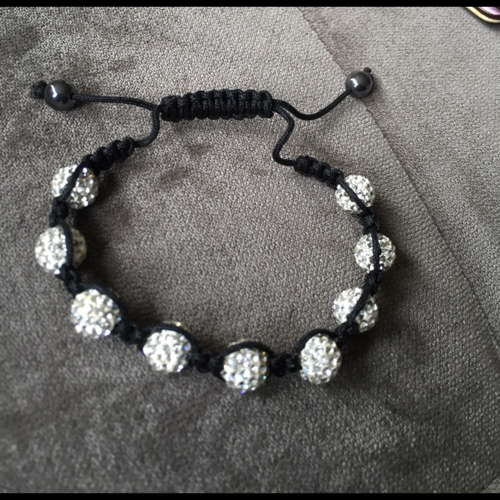 Shamballa bracelet with crystals