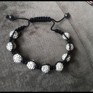 Shamballa bracelet with crystals