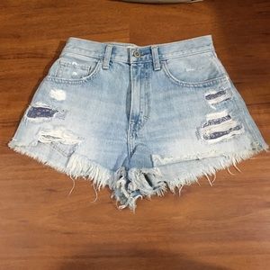 High waisted shorts