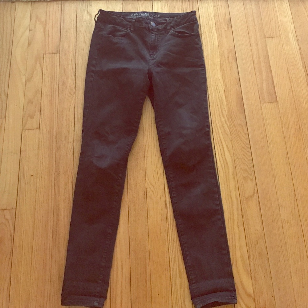 Black high rise jeggings