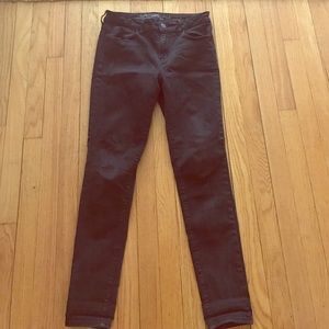 Black high rise jeggings