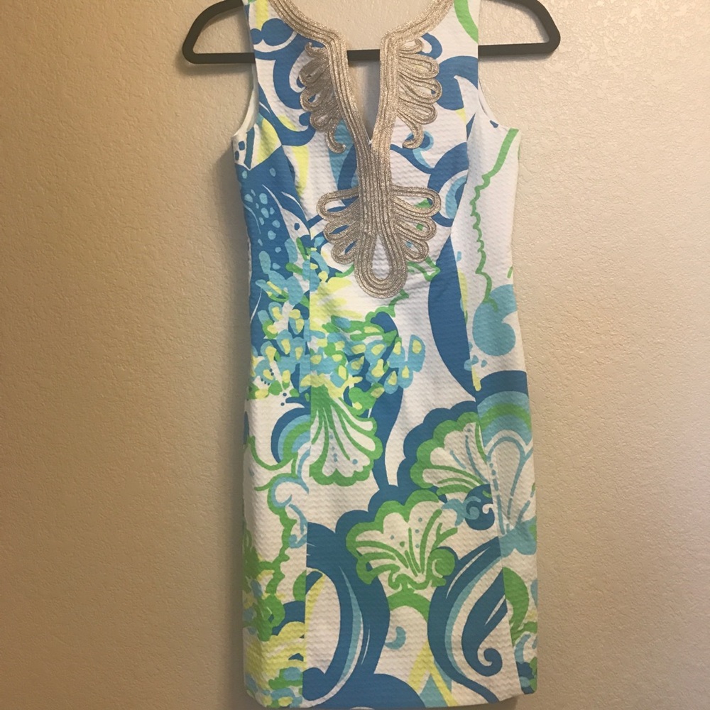 Lilly Pulitzer crystal coast Janice dress
