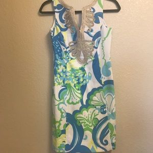 Lilly Pulitzer crystal coast Janice dress