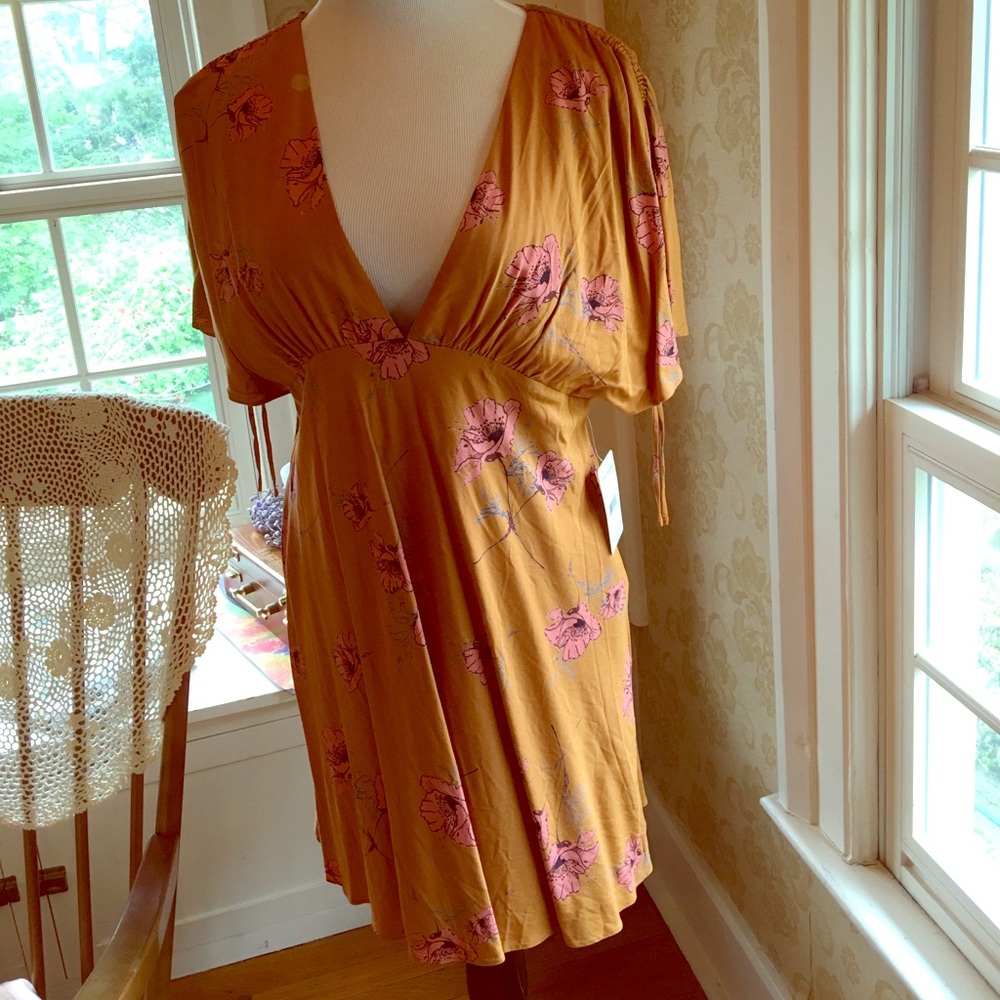 NWT Free People Side zip dress