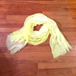 Neon yellow scarf