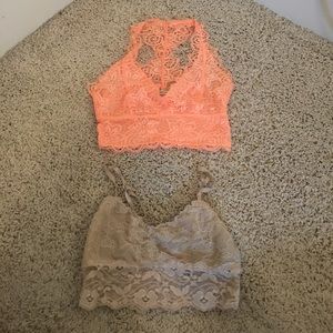 2 Urban Outfitters Bralettes