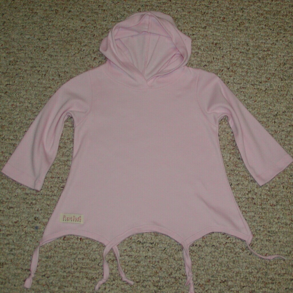 NWOTPink T-shirt hoodie long sleeve - Picture 1 of 2