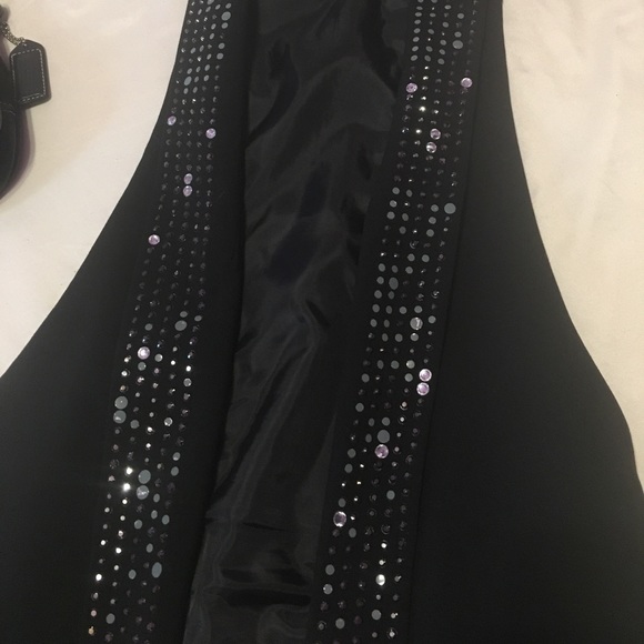 Black Sparkly Vest - Picture 2 of 4