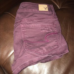 Maroon shorts