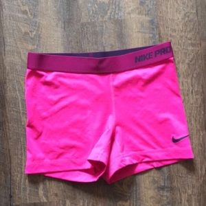 Hot Pink Nike Spandex
